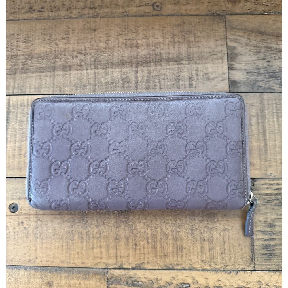 GUCCI Guccissima Princy Zip Around Long Wallet - Picture 2 of 12
